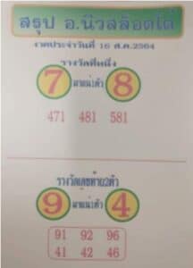 เลขเด็ดรวมทุกสำนักไว้ในที่เดียว