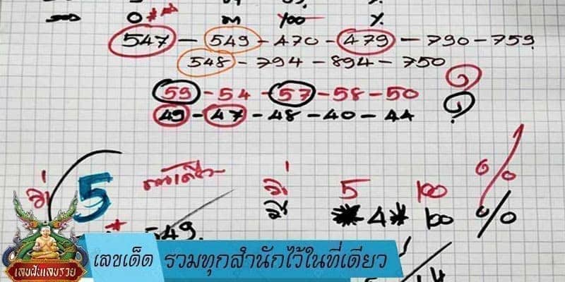 เลขเด็ด รวมทุกสำนักไว้ในที่เดียว