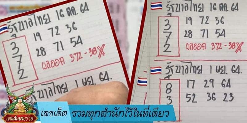 เลขเด็ด รวมทุกสำนักไว้ในที่เดียว 